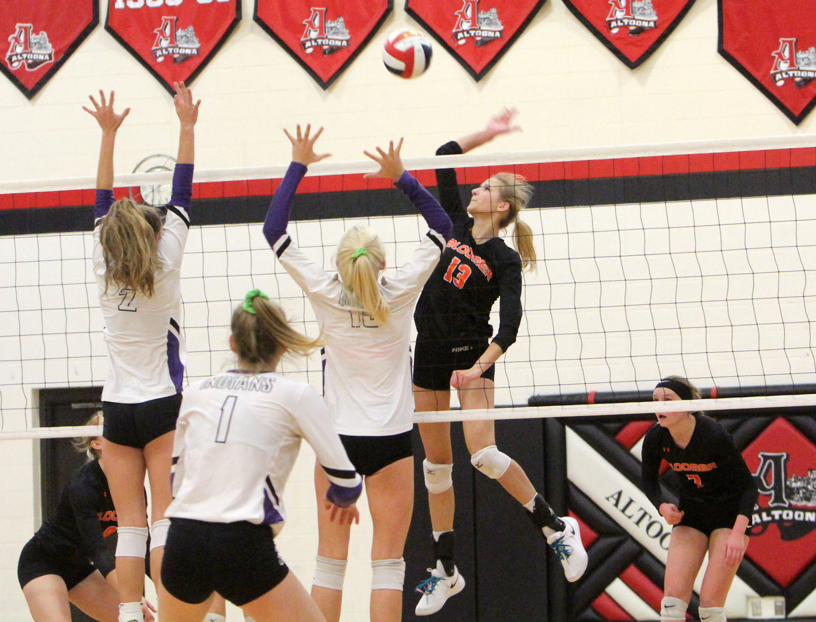 Bloomer volleyball vs Mosinee 10-27-18